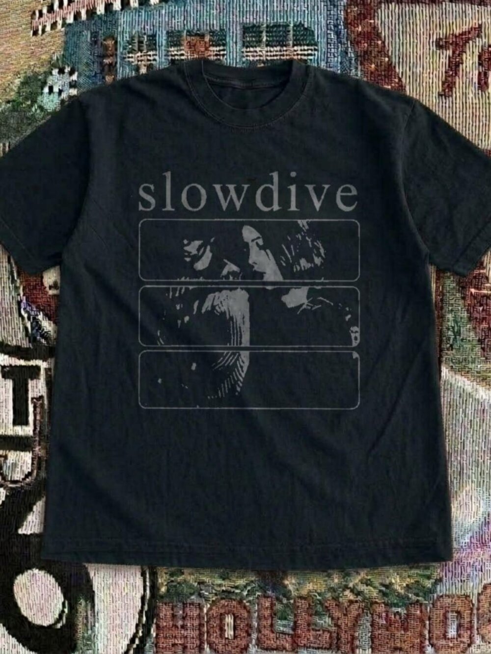 Black Slowdive Shoegaze Band T shirt